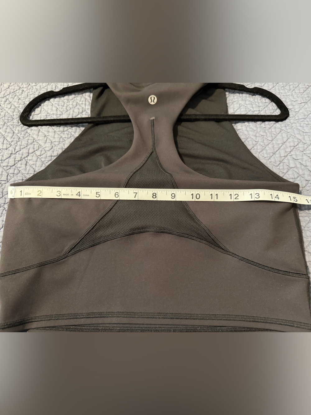 Lululemon Everlux Mesh Cropped Tank Size 8 - Picture 10 of 16